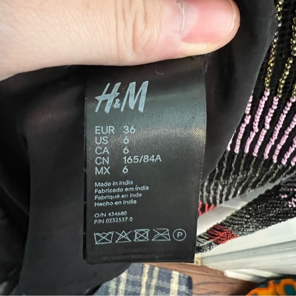 RUNWAY H&M STUDIO Beaded Paris Fashion Week Dress Long Sleeve Mini - Picture 4 of 9